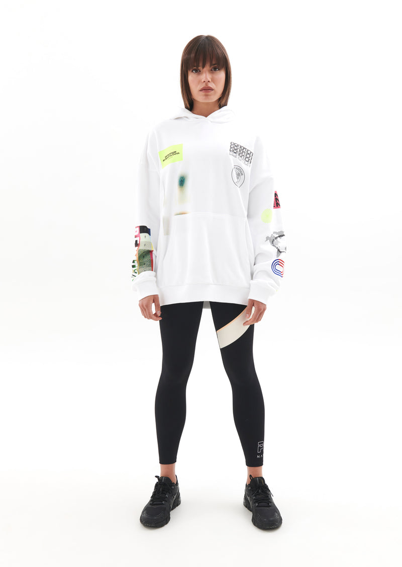 CIRCUIT HOODIE IN OPTIC WHITE