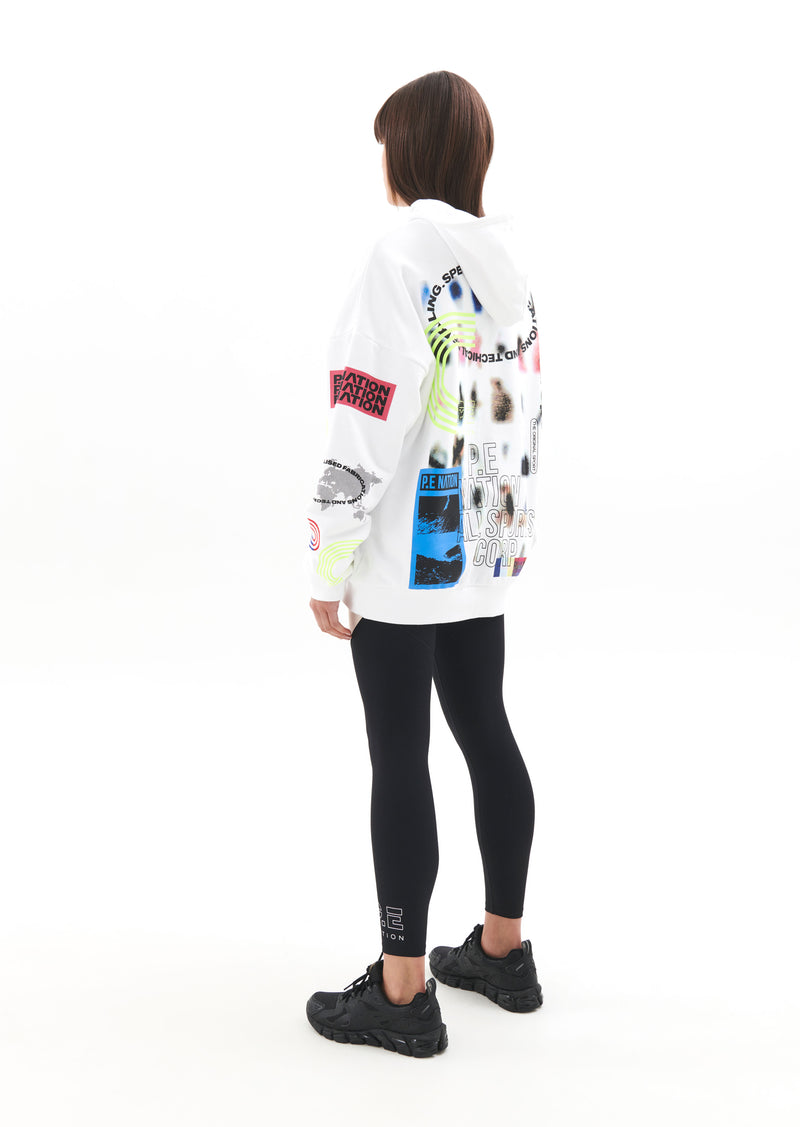 CIRCUIT HOODIE IN OPTIC WHITE
