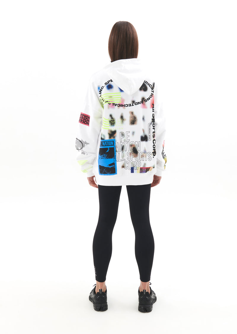 CIRCUIT HOODIE IN OPTIC WHITE