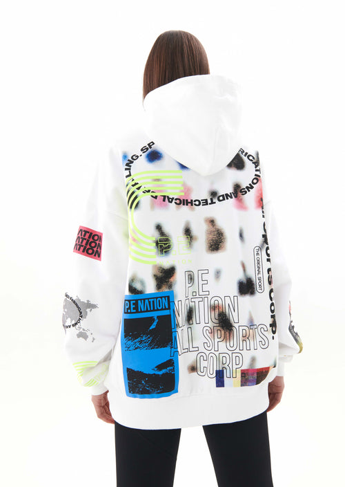 CIRCUIT HOODIE IN OPTIC WHITE