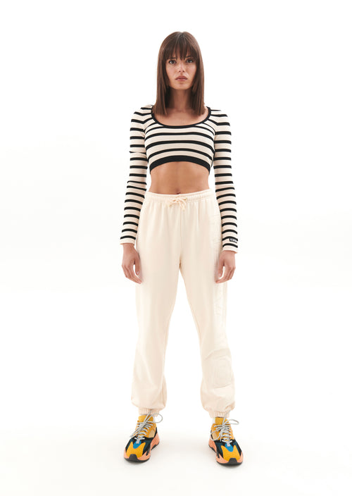 OBJECTIVE KNIT LS TOP IN MULTI