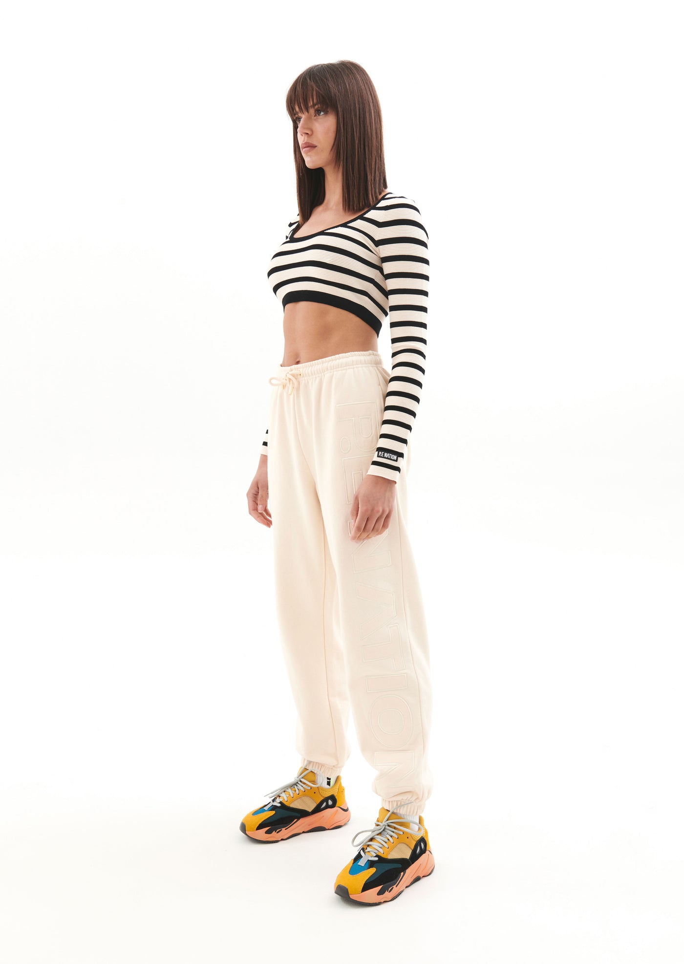 OBJECTIVE KNIT LS TOP IN MULTI