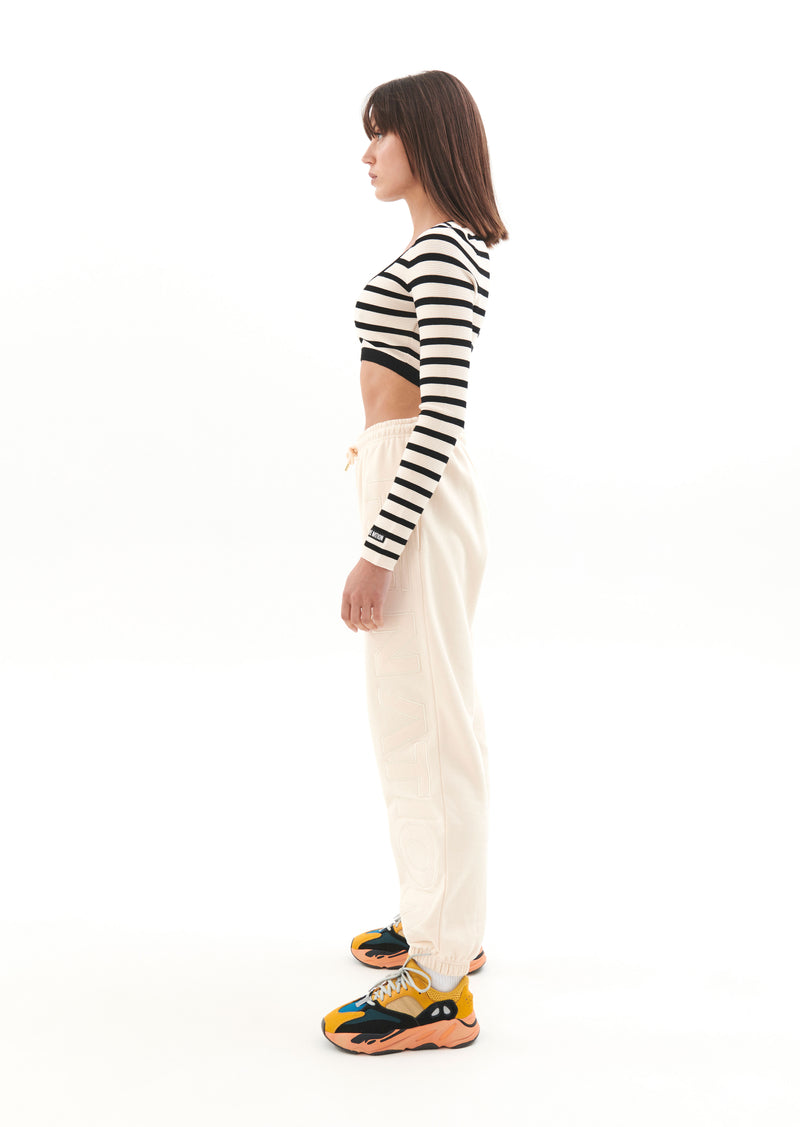 OBJECTIVE KNIT LS TOP IN MULTI