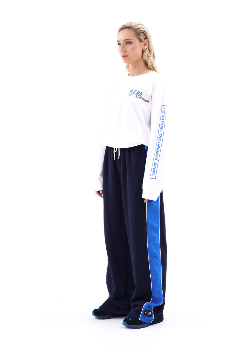 ELECTRIFY L/S TEE IN OPTIC WHITE