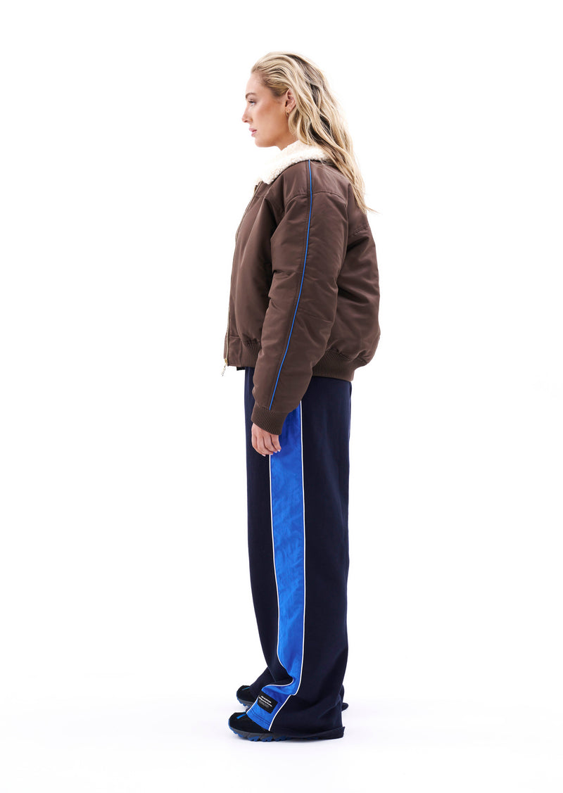 DOUBLE PLAY JACKET IN CHESTNUT