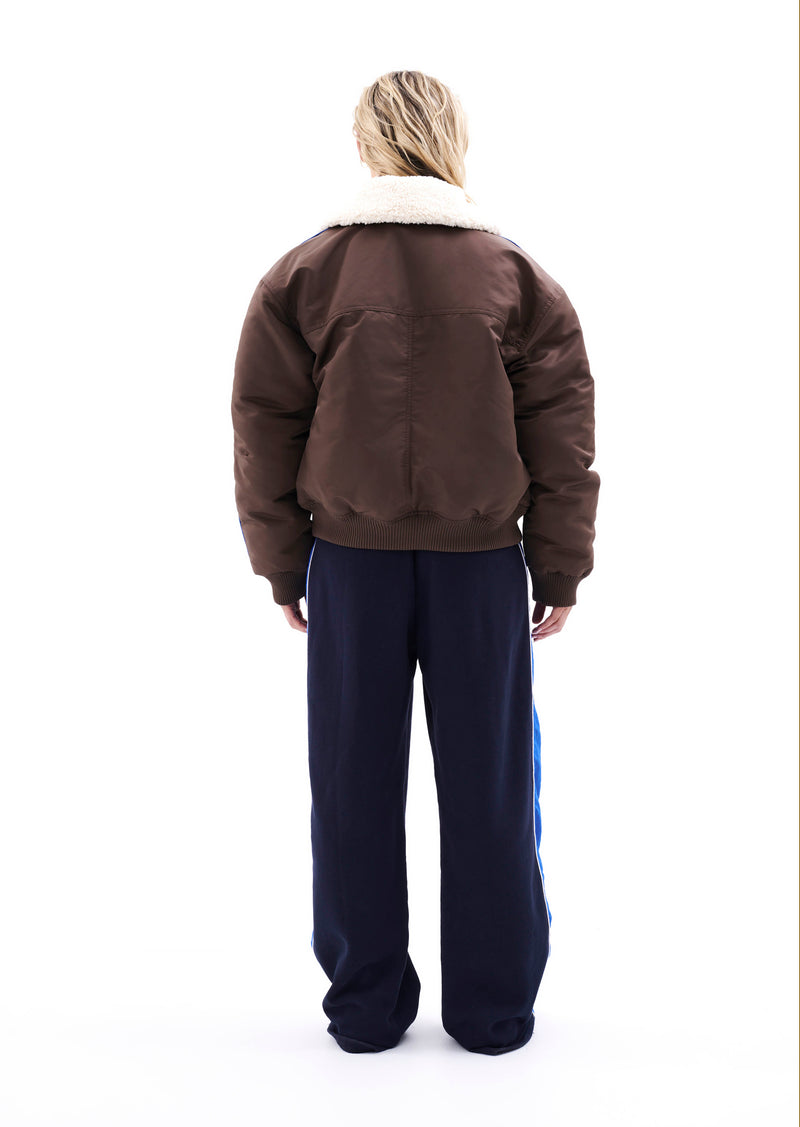 DOUBLE PLAY JACKET IN CHESTNUT