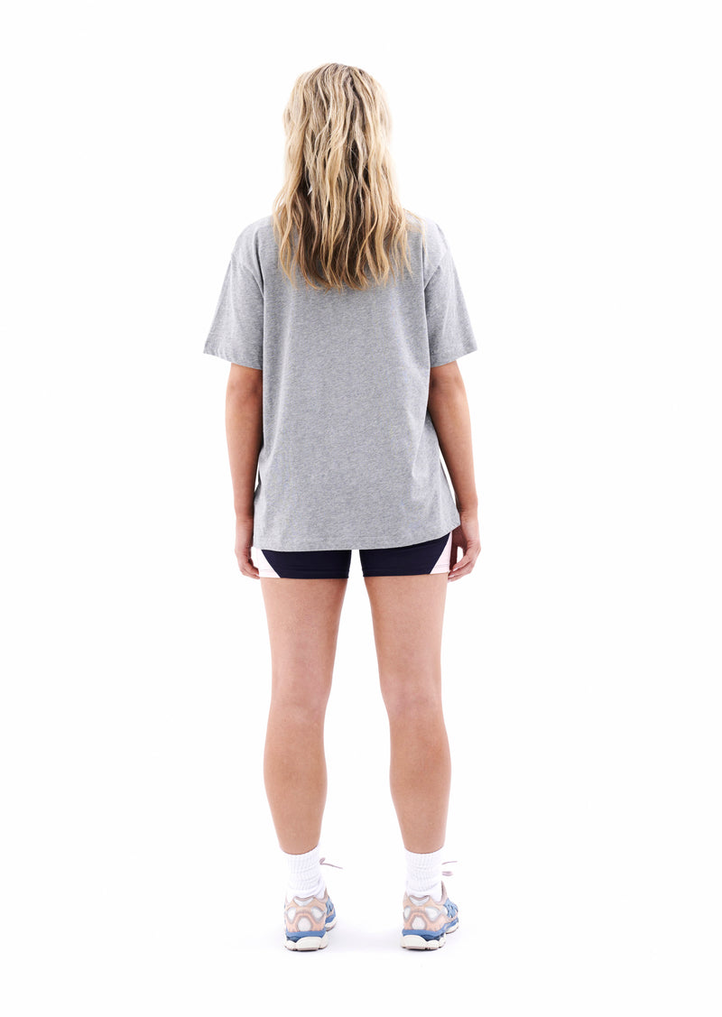 HEADS UP TEE IN GREY MARLE