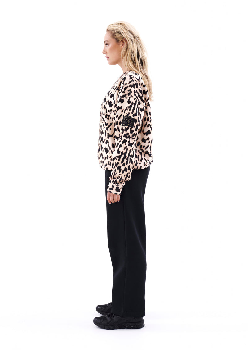 Leopard print shop sweats