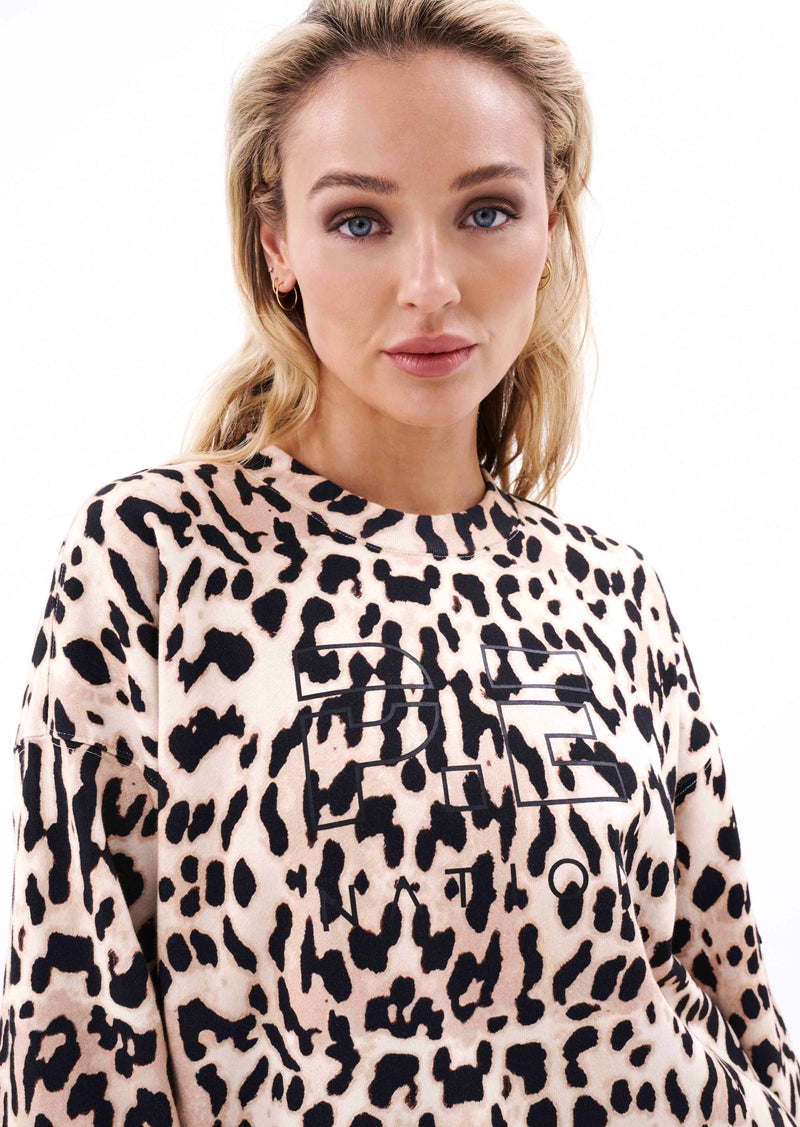 Leopard discount skin jumper