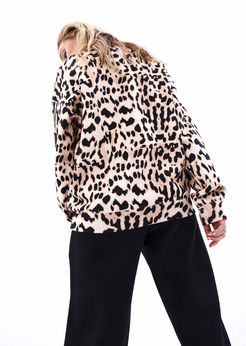 PURSUIT SWEAT IN LEOPARD PRINT