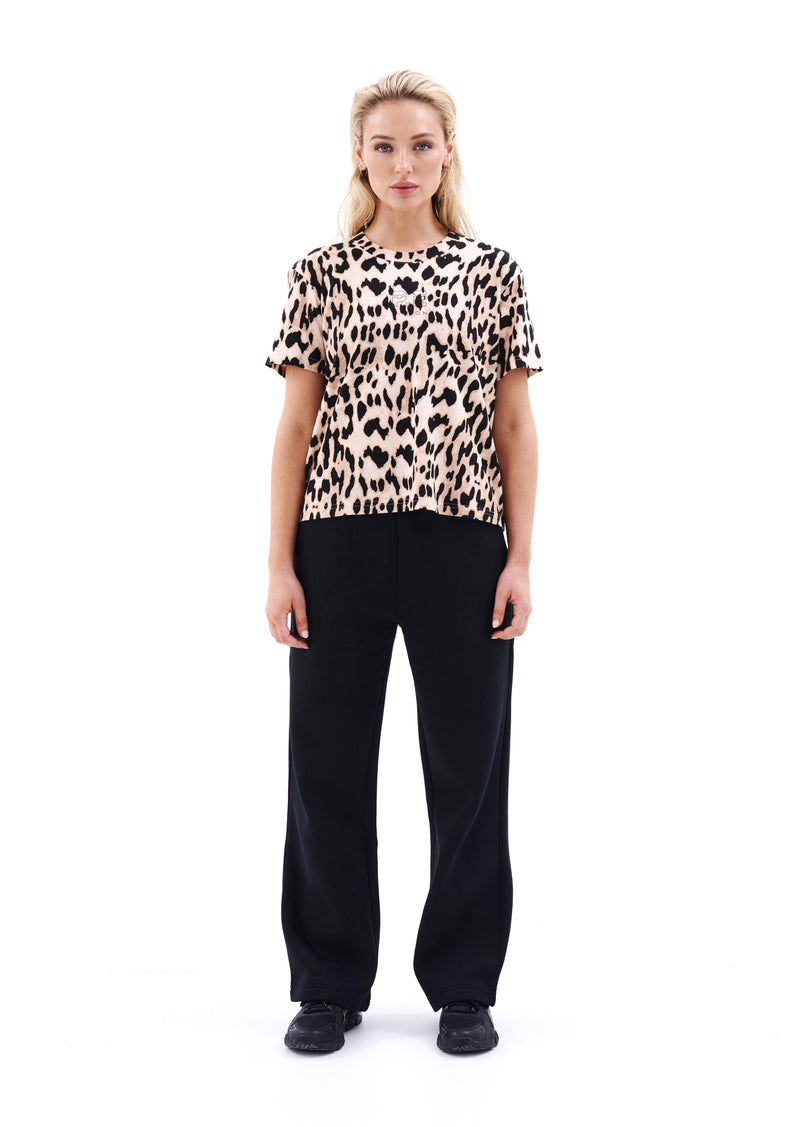 NORWOOD TEE IN LEOPARD PRINT