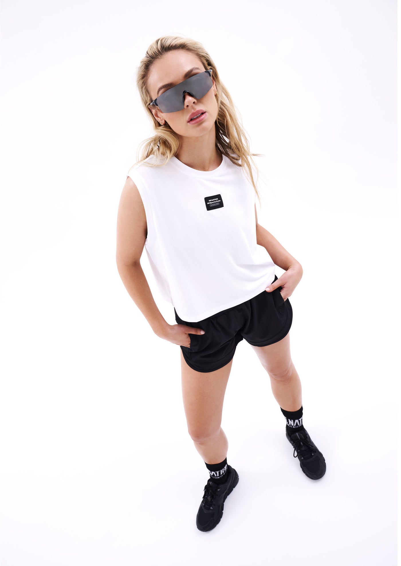 UNDEFEATED TANK IN OPTIC WHITE