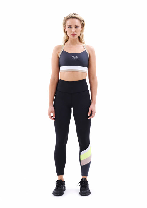 CHECK MARK LEGGING IN BLACK