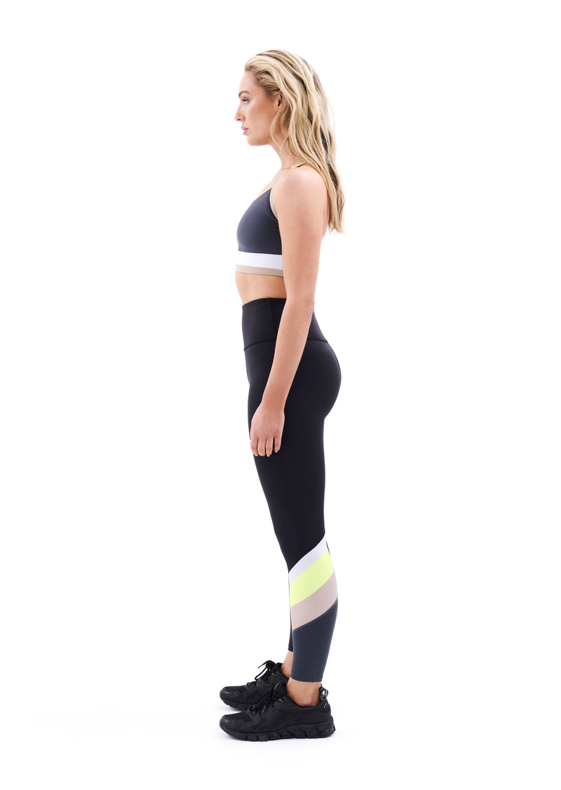 CHECK MARK LEGGING IN BLACK
