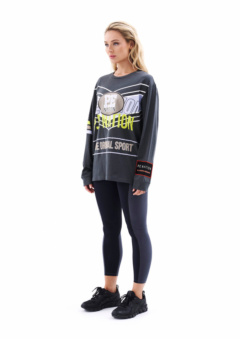 ROGUE L/S TOP IN YELLOW BRIGHT