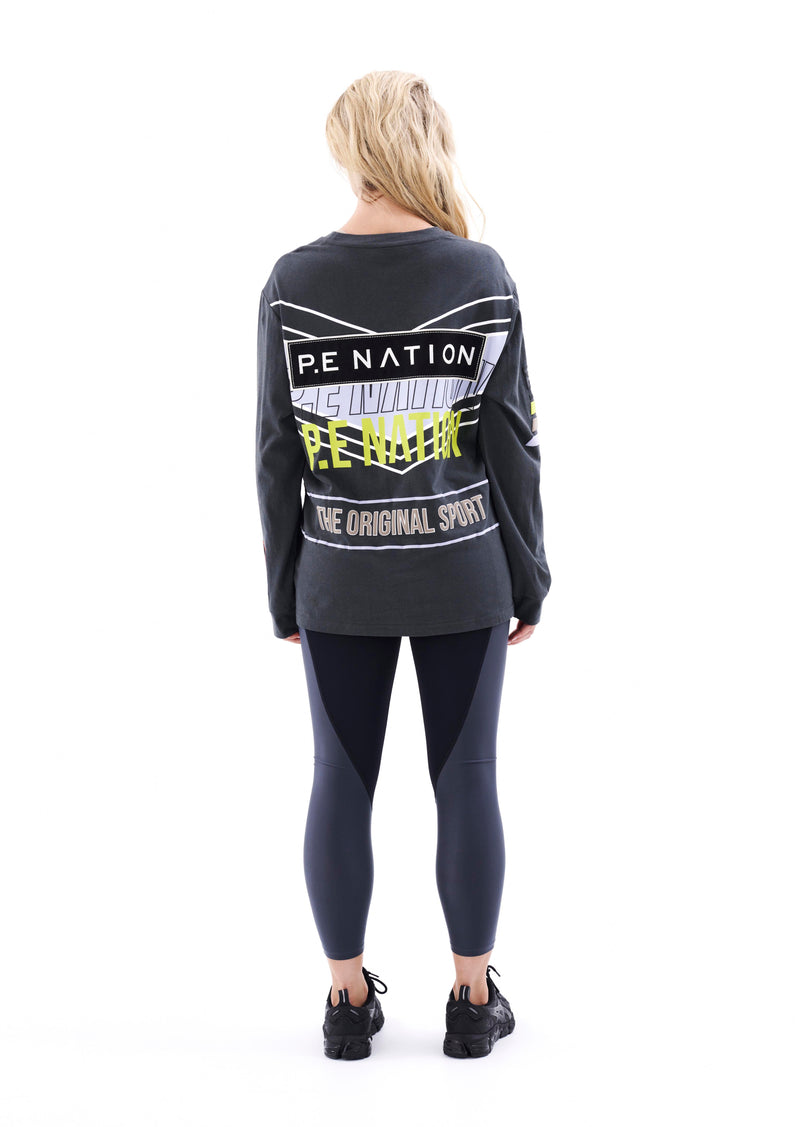 ROGUE L/S TOP IN YELLOW BRIGHT