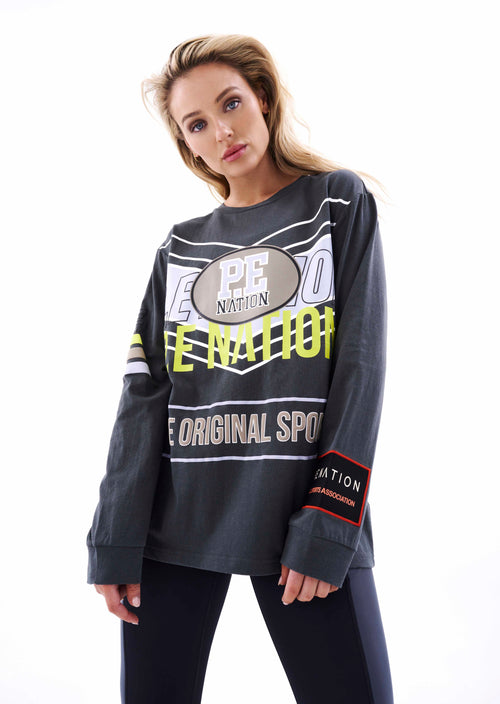 ROGUE L/S TOP IN YELLOW BRIGHT