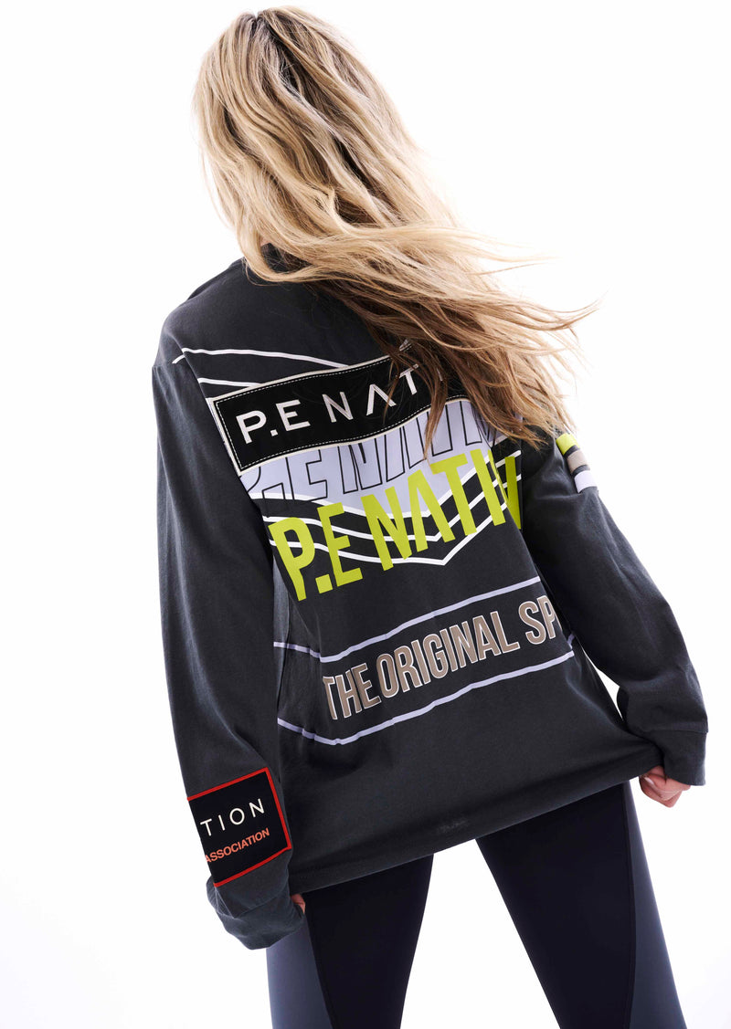 ROGUE L/S TOP IN YELLOW BRIGHT