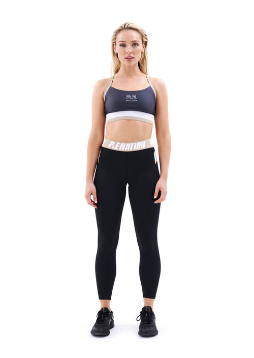 BACK SWING LEGGING IN BLACK