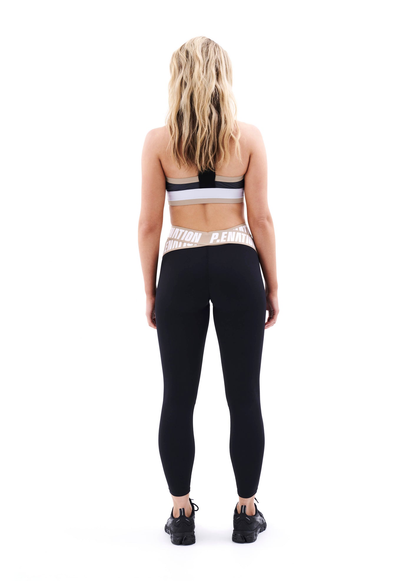 Back Swing logo crossed elastic legging, P.E Nation