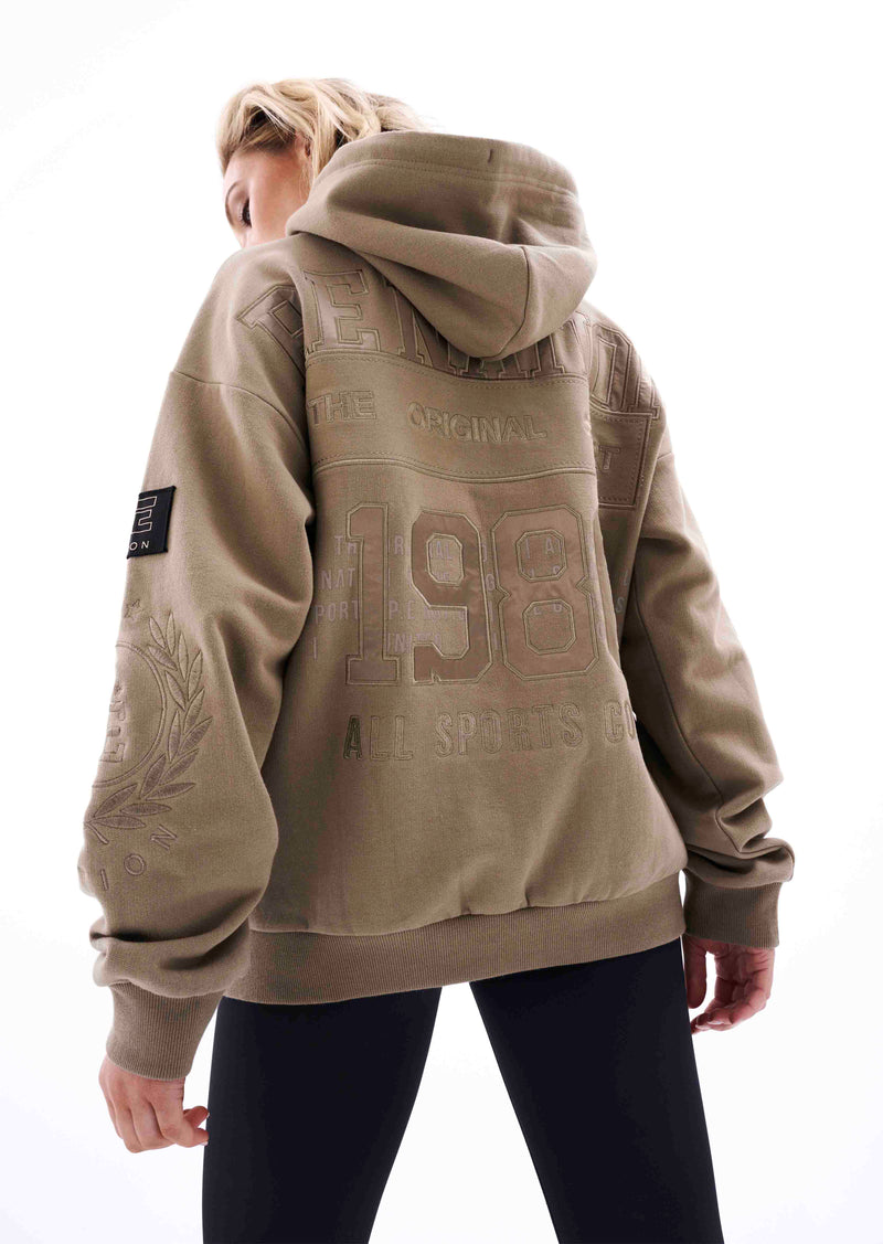 BALTORO HOODIE IN SILVER MINK