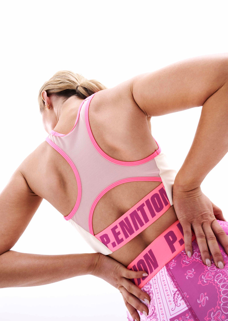 INITIALISE SPORTS BRA IN LOTUS
