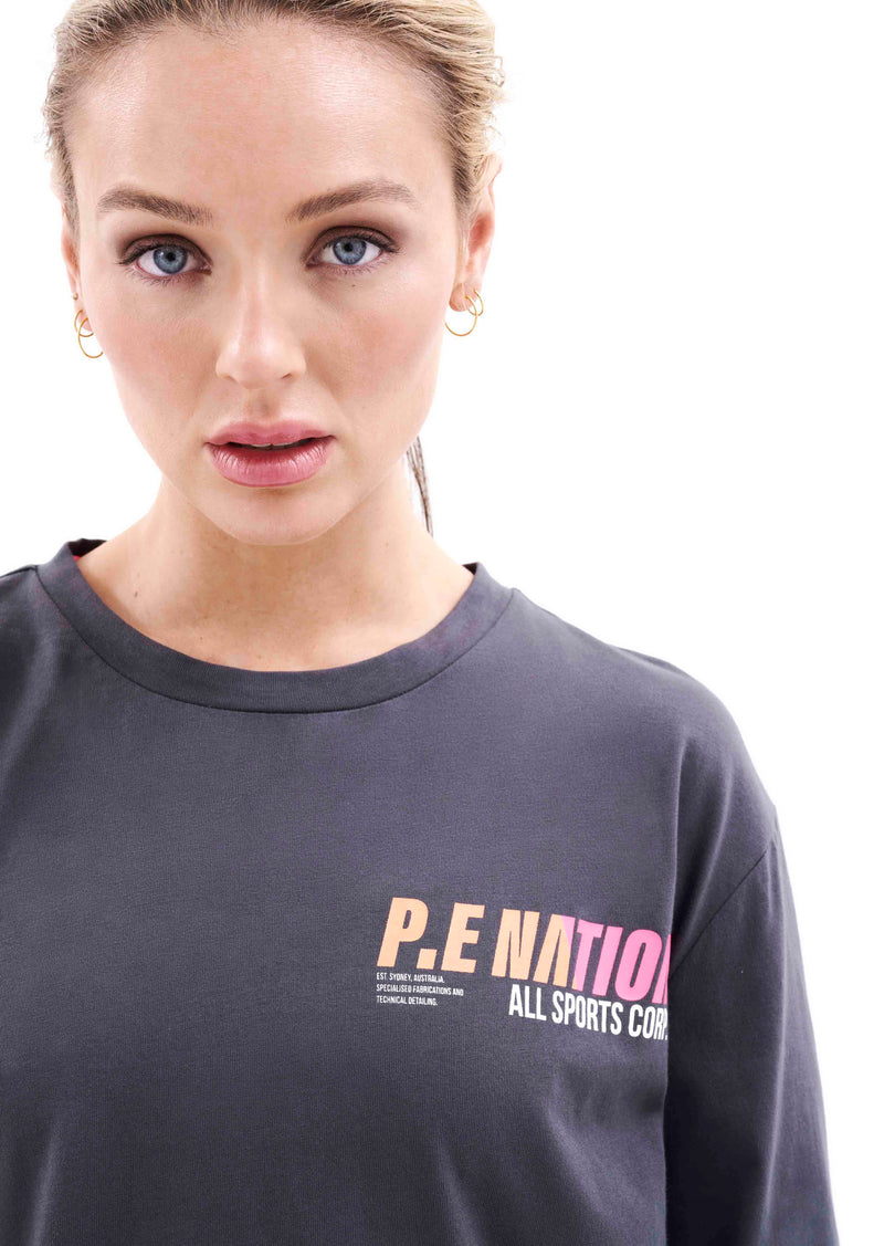 ELECTRIFY L/S TEE IN DARK SHADOW