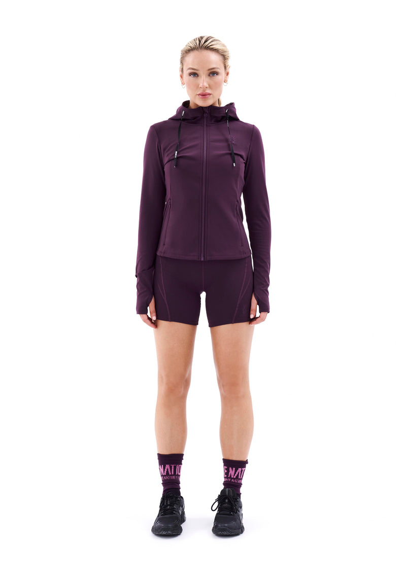 AGILITY TEST JACKET IN POTENT PURPLE