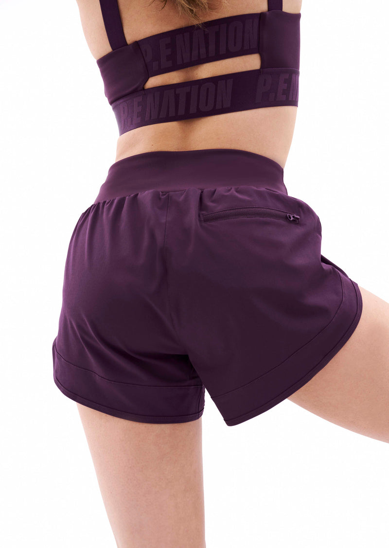AGILITY TEST SHORT IN POTENT PURPLE