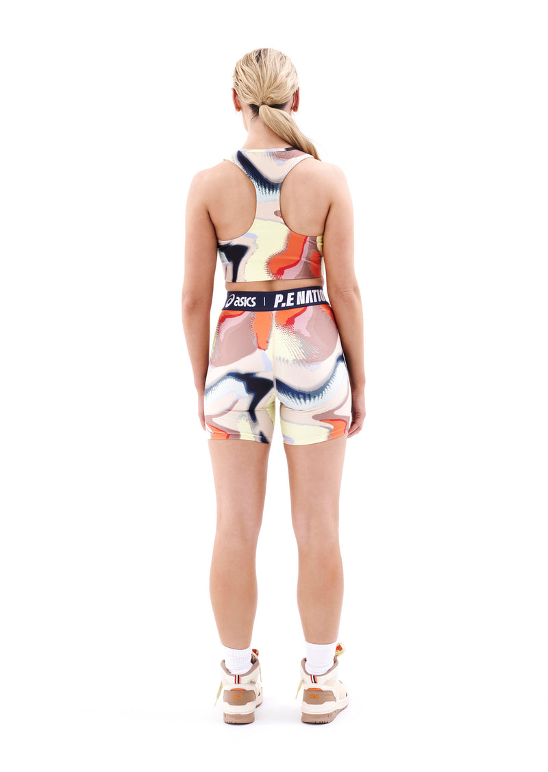 KAIZEN BIKE SHORT IN ASICS PRINT