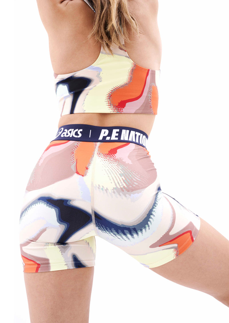 KAIZEN BIKE SHORT IN ASICS PRINT