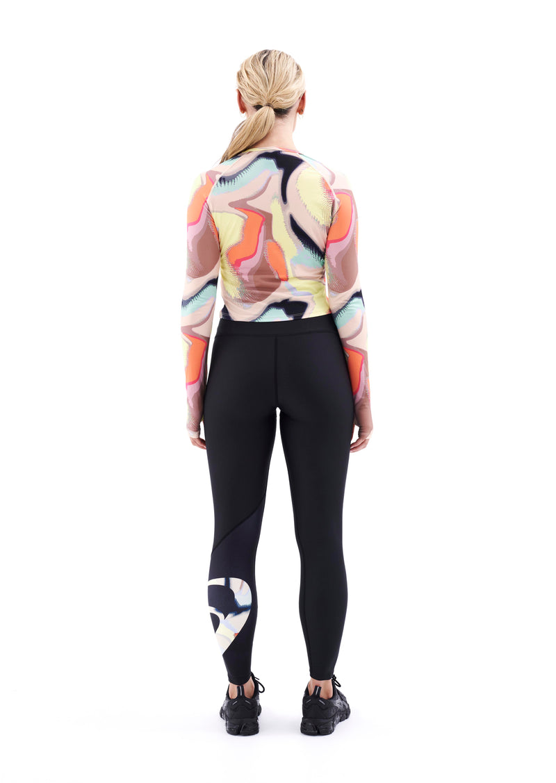 KAIZEN LS TOP IN ACTIVE ASICS PRINT