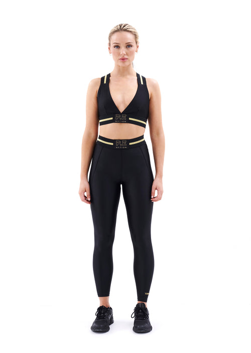 RUNWAY LEGGING IN BLACK
