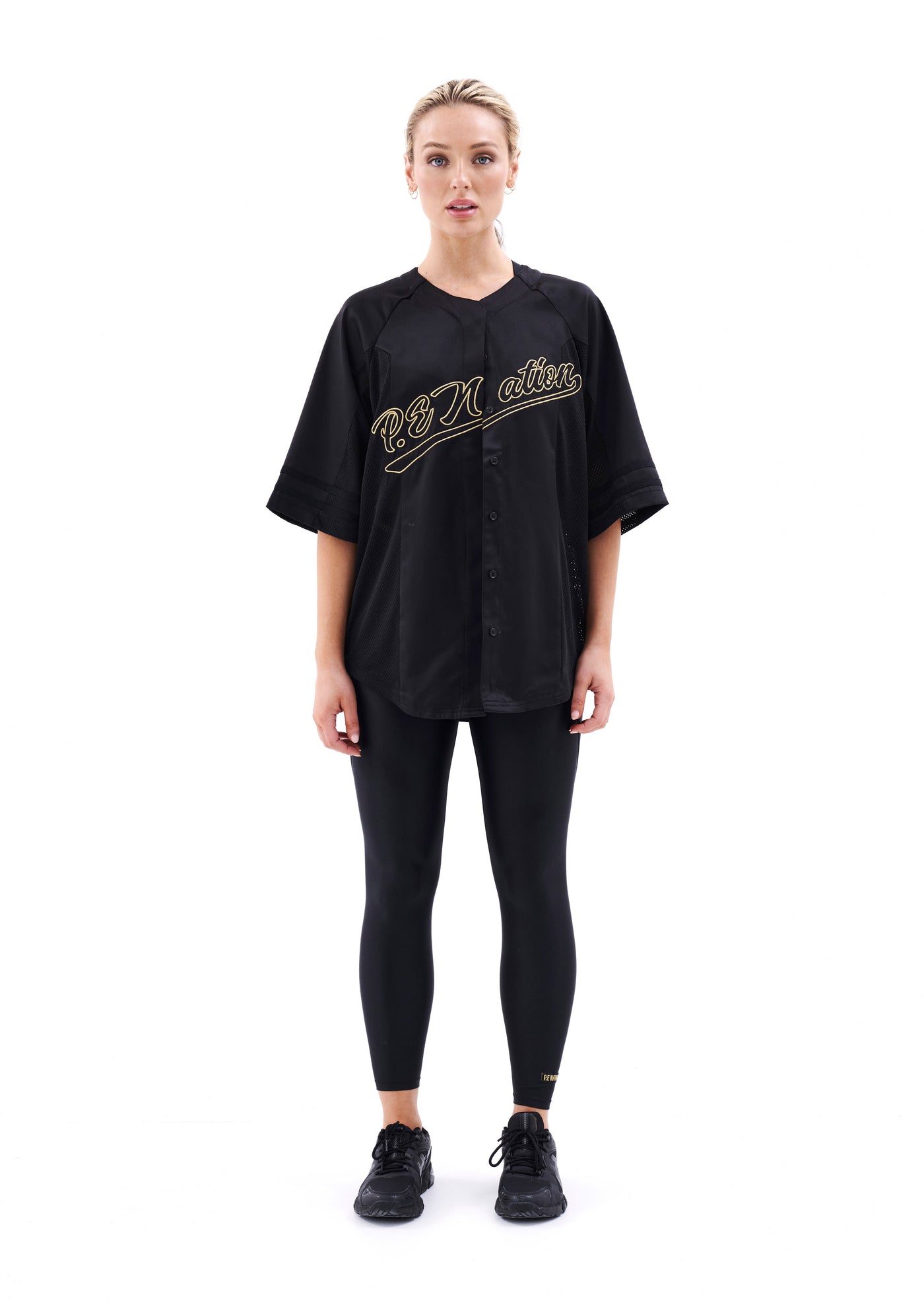 PLAYOFF BASEBALL TEE IN BLACK