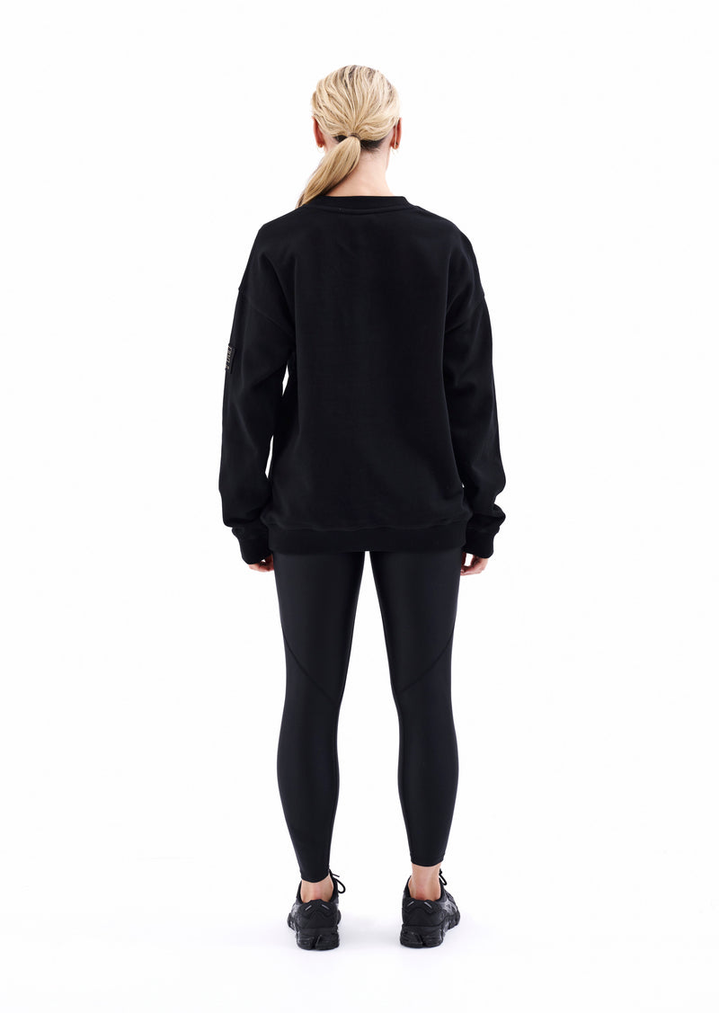 HEADS UP SWEAT IN BLACK