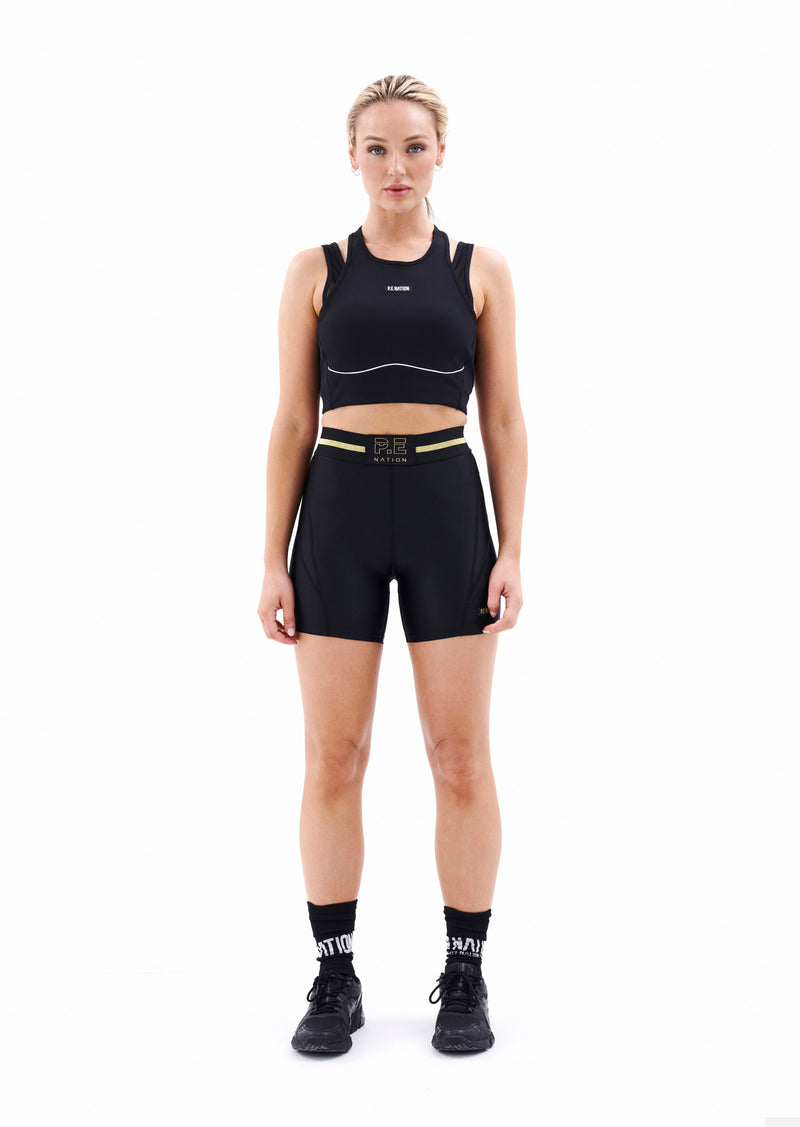 RUNWAY BIKE SHORT IN BLACK