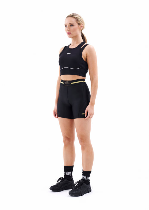 RUNWAY BIKE SHORT IN BLACK