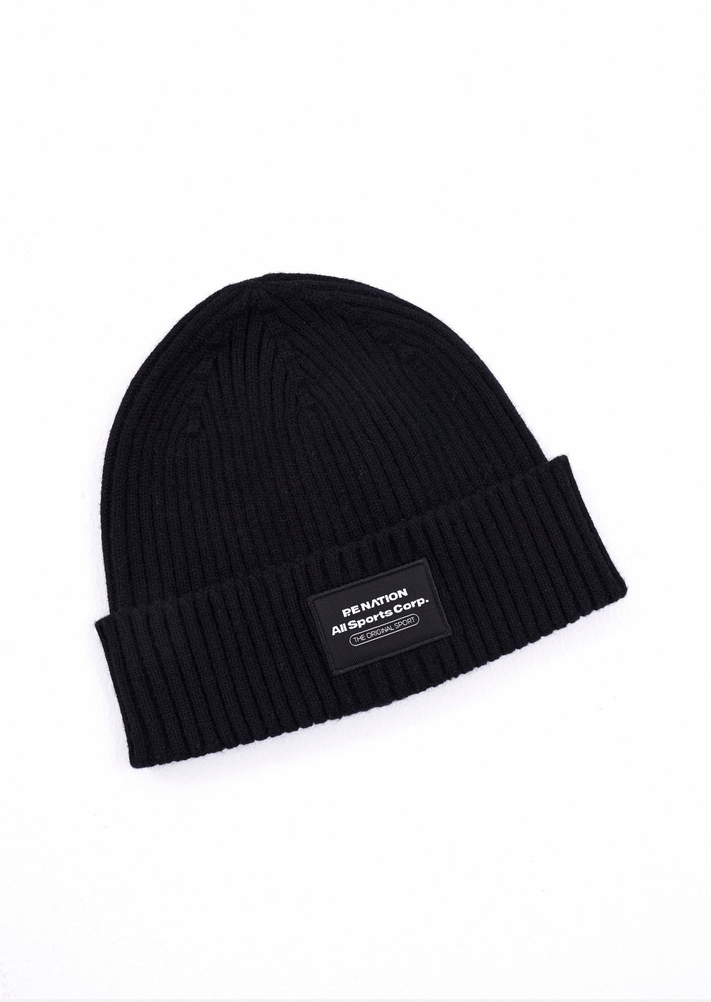 SOUTH SIDE KNIT BEANIE IN BLACK