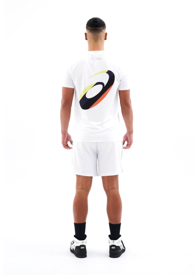 MARATHON TEE IN OPTIC WHITE