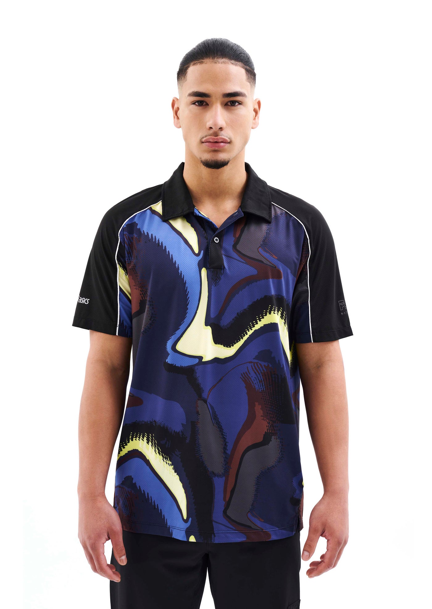 VENTURE SS POLO SHIRT IN ASICS PRINT