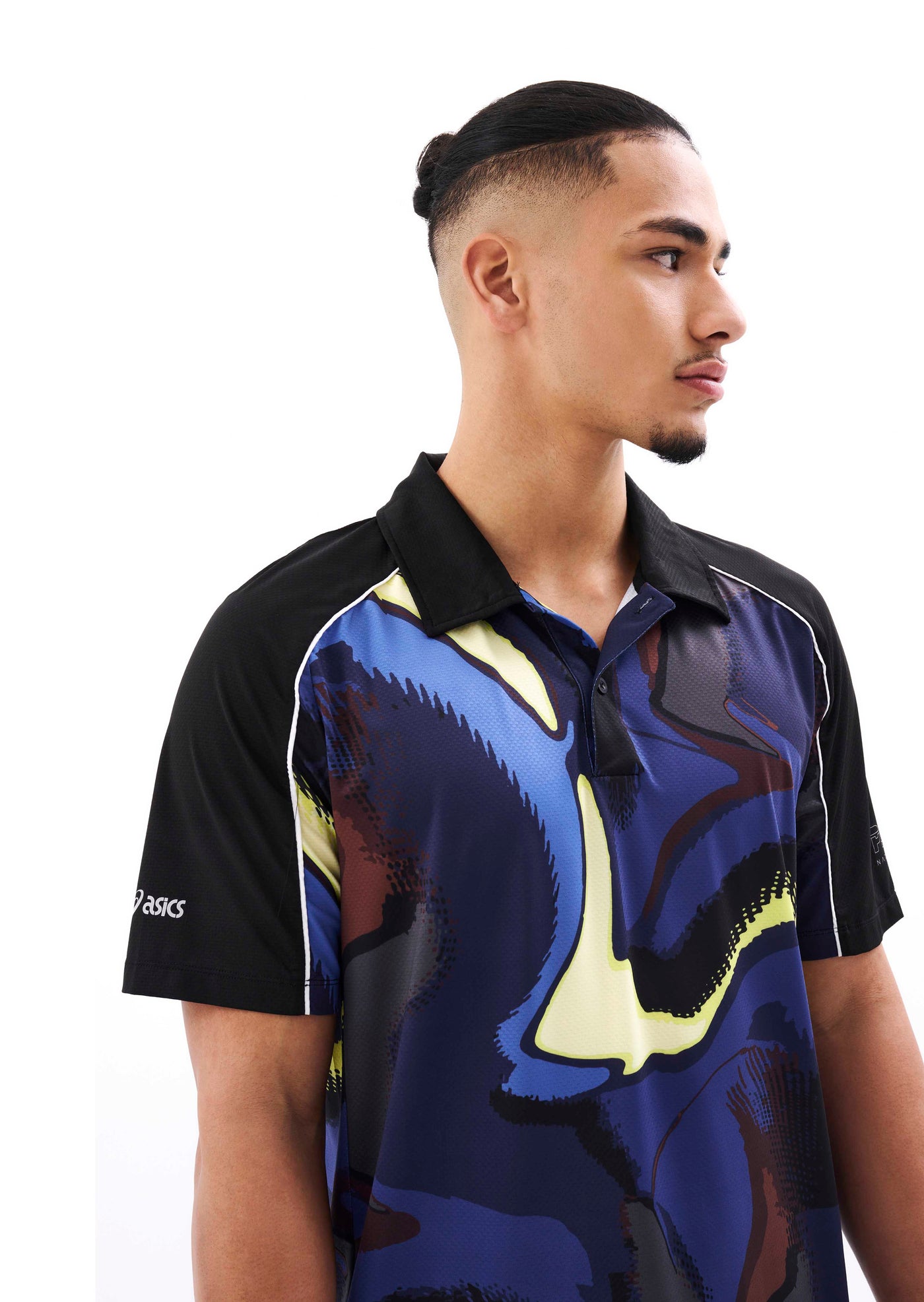 VENTURE SS POLO SHIRT IN ASICS PRINT