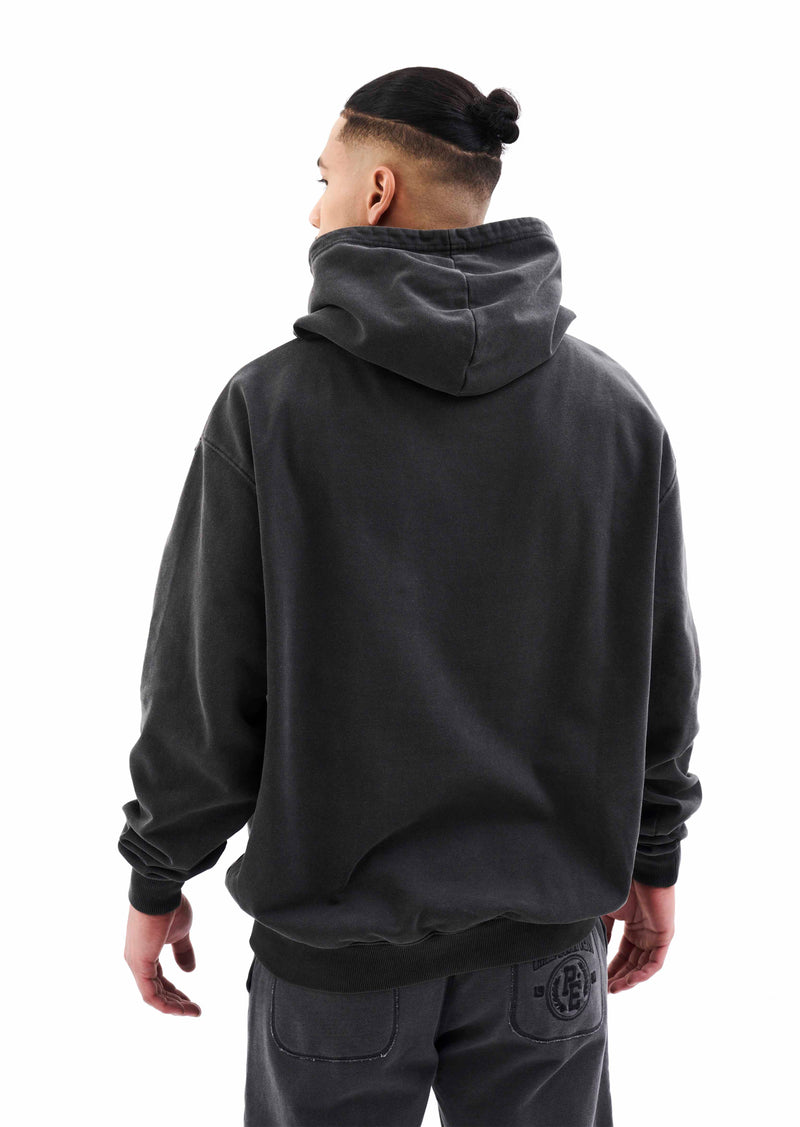DOWNTOWN HOODIE IN BLACK