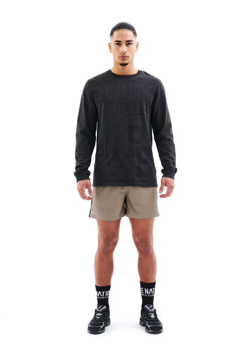 ADRENALIN SHORT IN SILVER MINK