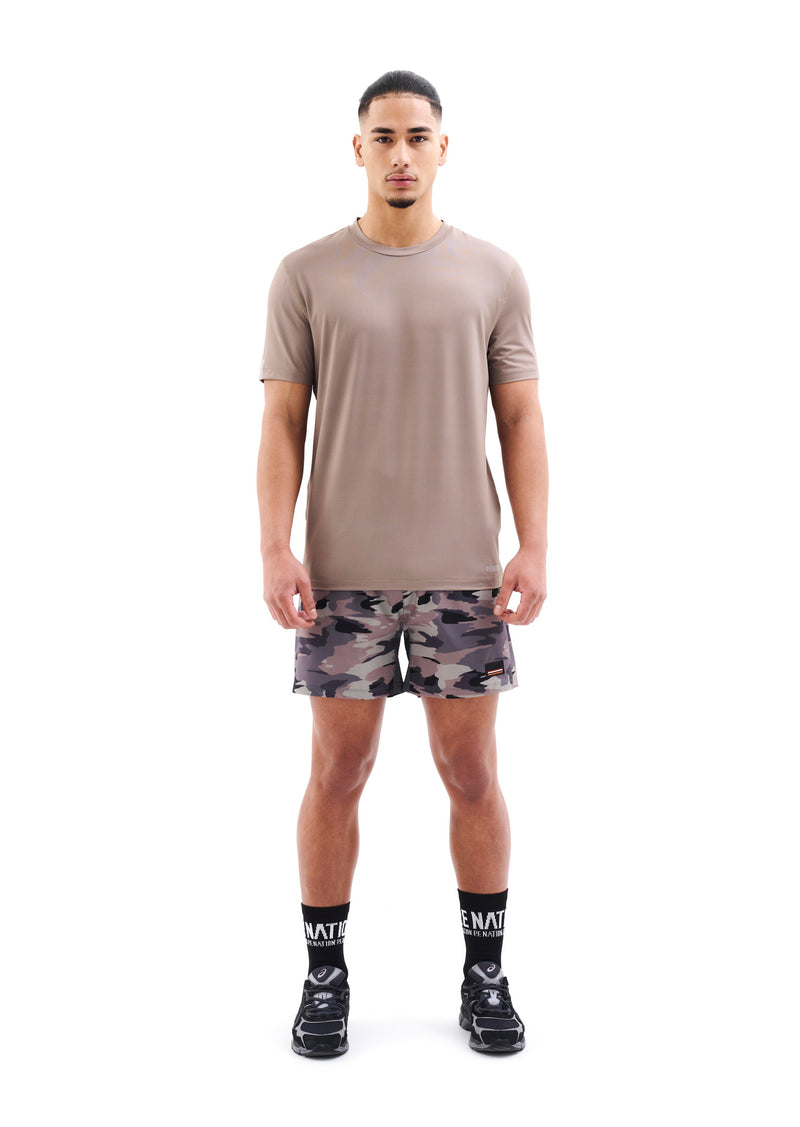 ADRENALIN TEE IN SILVER MINK