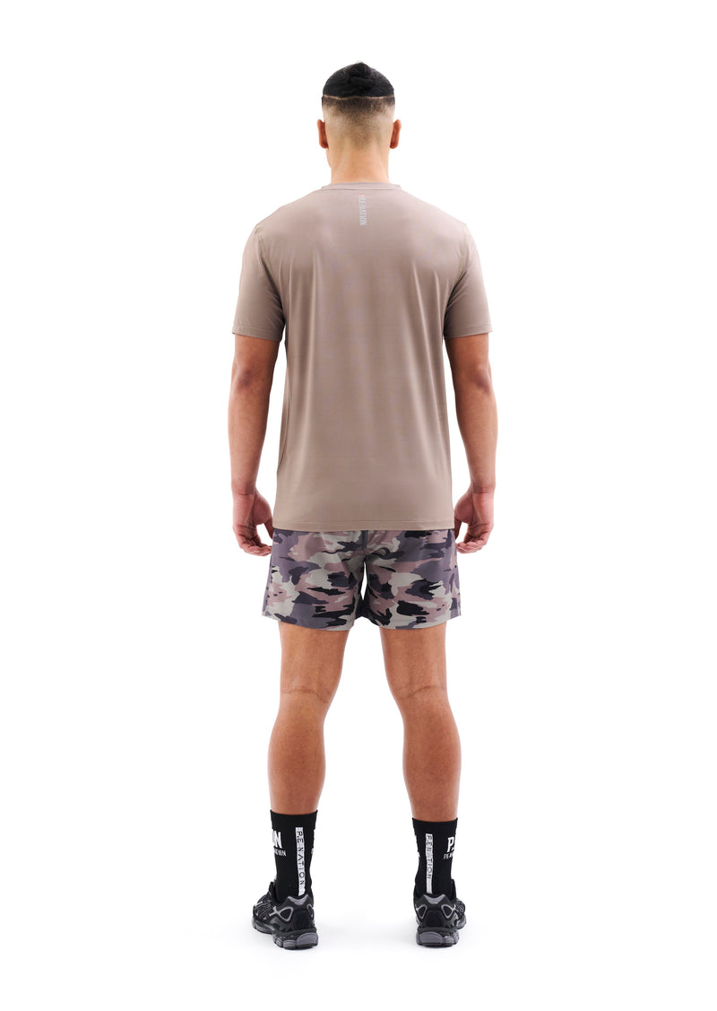 ADRENALIN TEE IN SILVER MINK