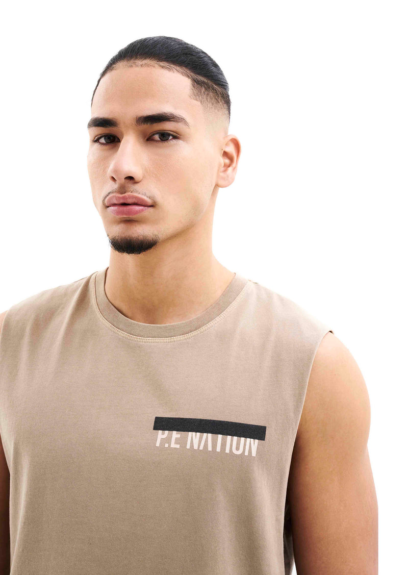 NEVADA TANK IN SILVER MINK