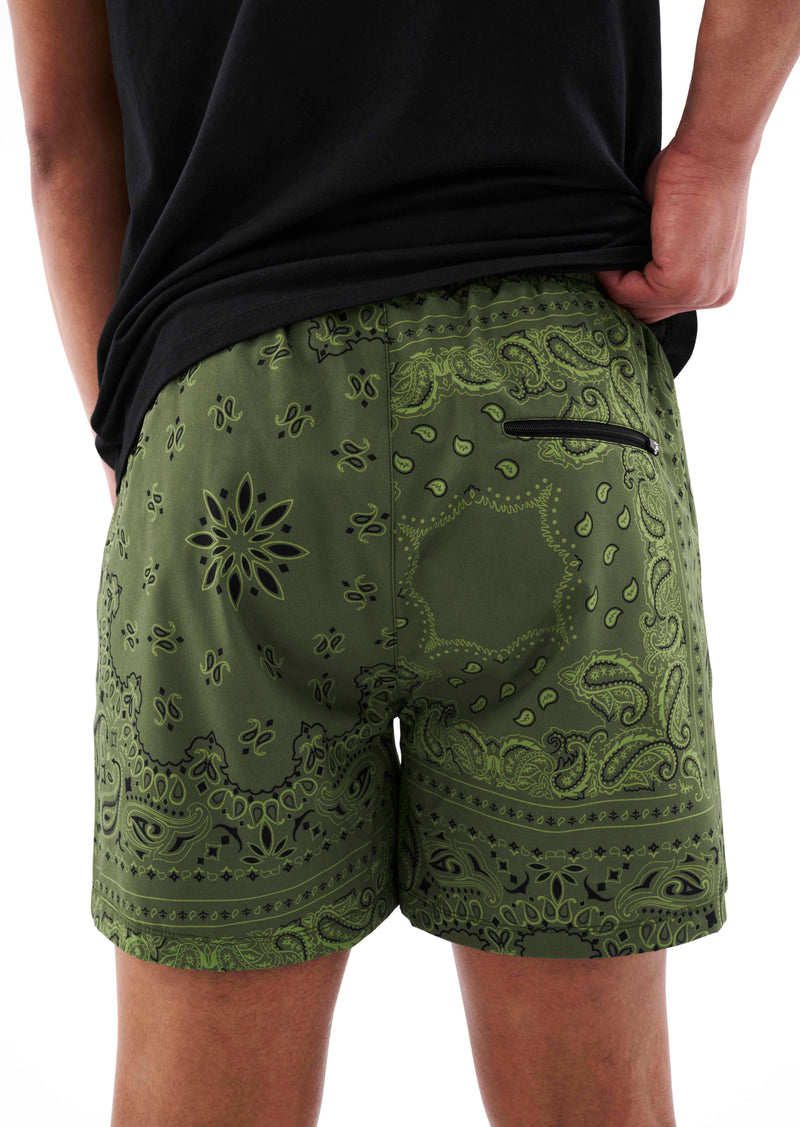 INTERVAL SHORT IN BANDANA PRINT
