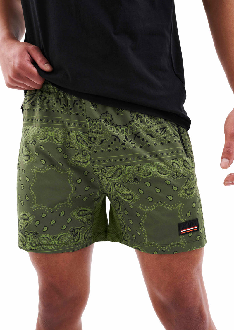 INTERVAL SHORT IN BANDANA PRINT