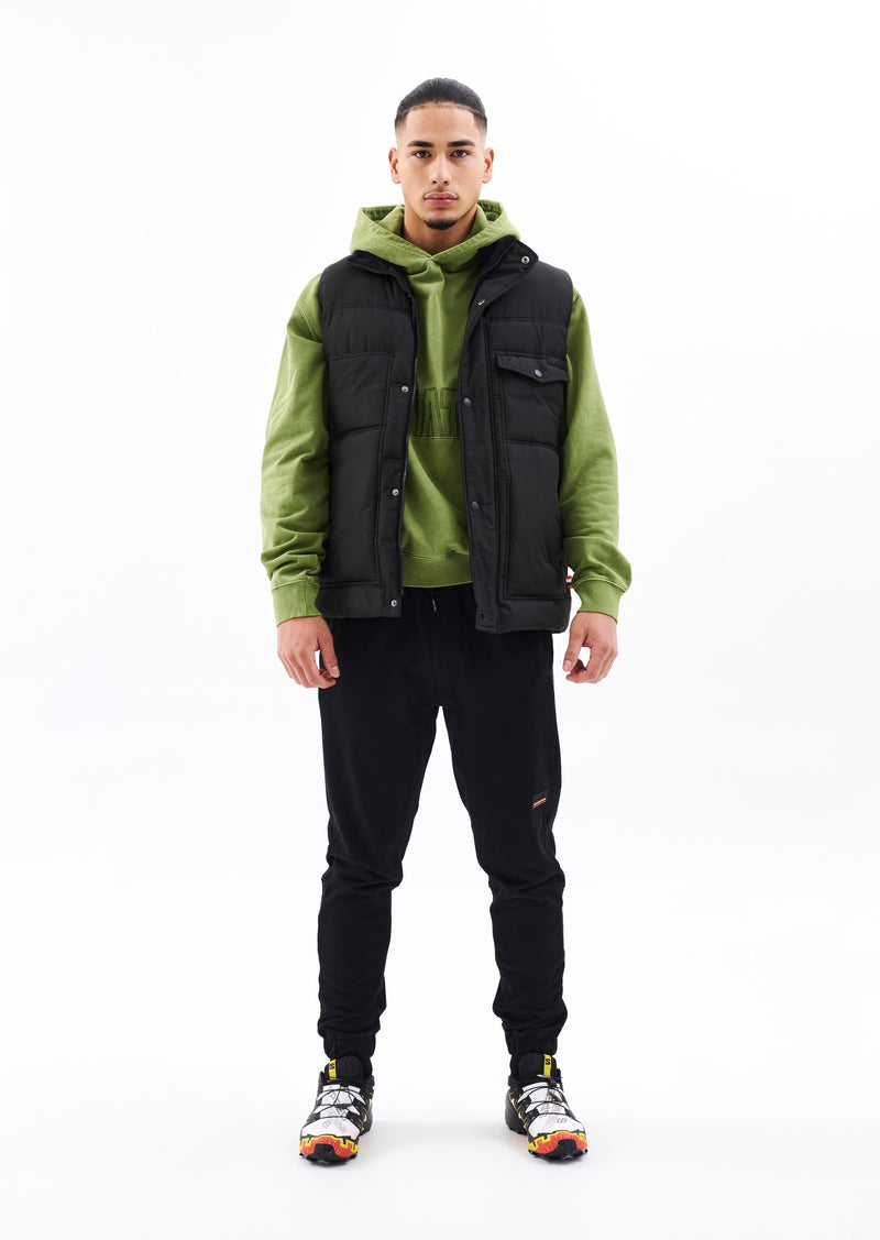 DOWNTOWN HOODIE IN PESTO