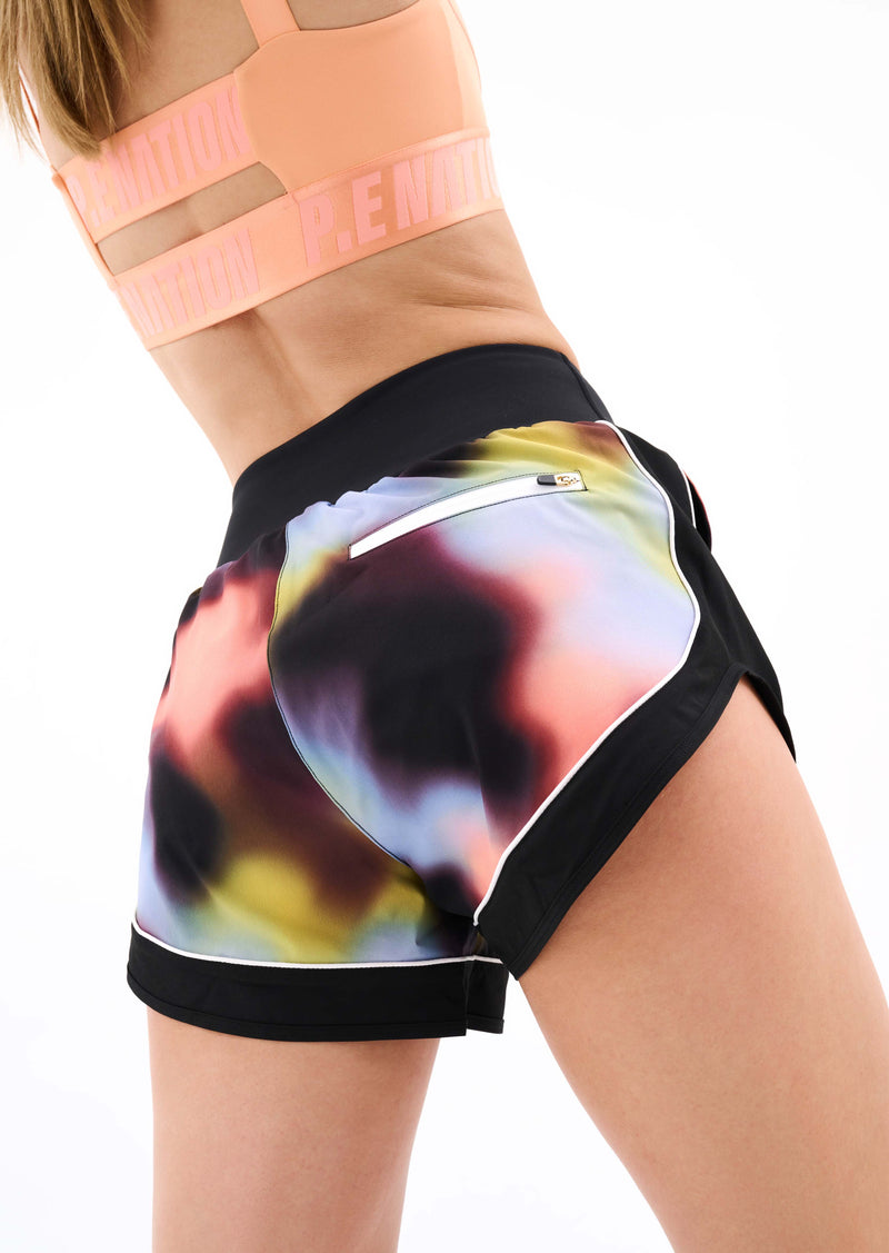 CYPER SHORT IN BLUR PRINT